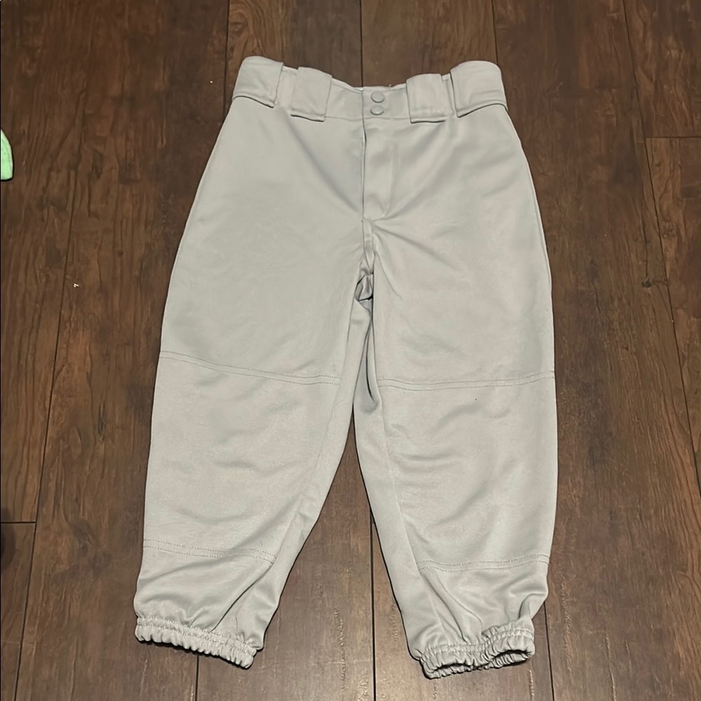 Rawlings Gray baseball pants Elastic Cuffs